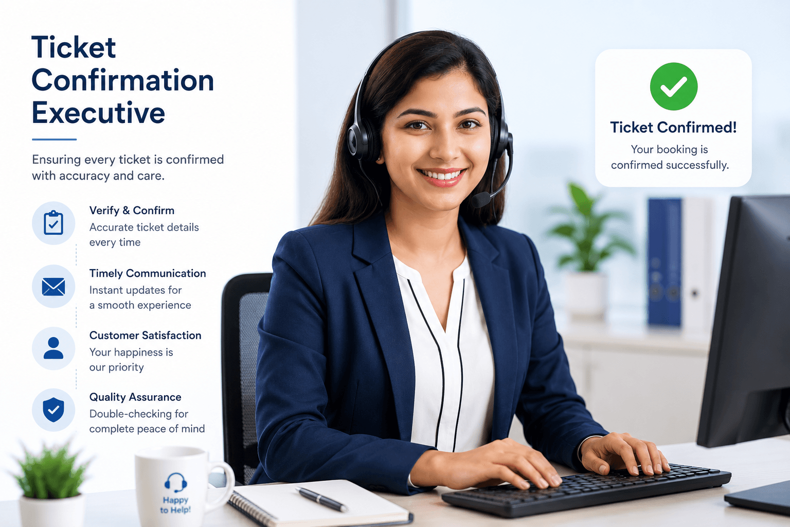 Ticket Confirmation Executive